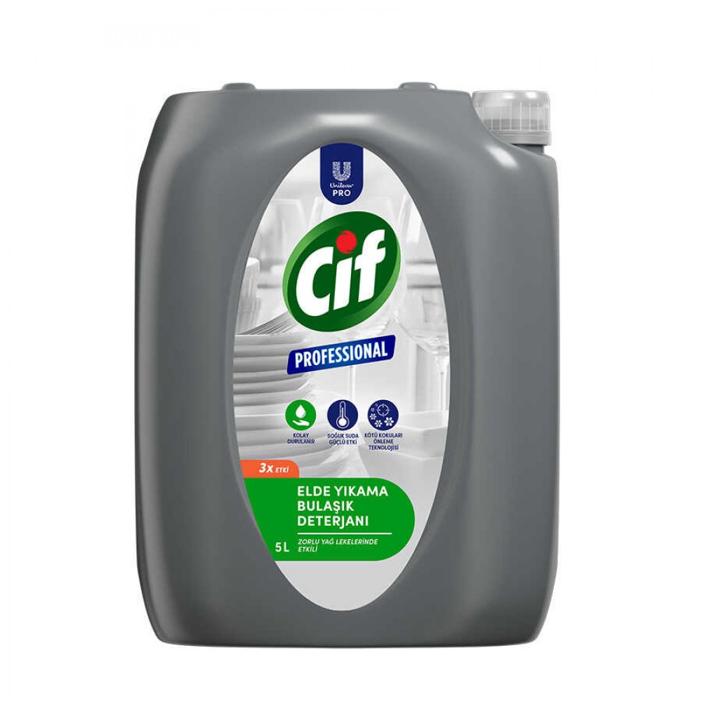Cif Pro Elde Yıkama Bulaşık Deterjanı 5 Lt